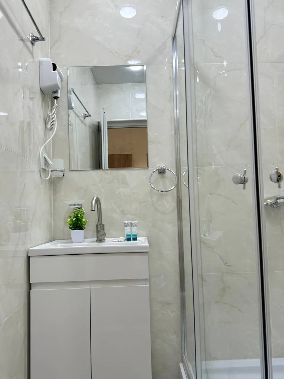 The shower room